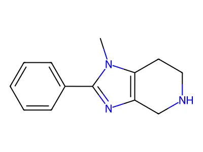 1-methyl-2-phenyl-1H,4H,5H,6H,7H-imidazo[4,5-c]pyridine structure