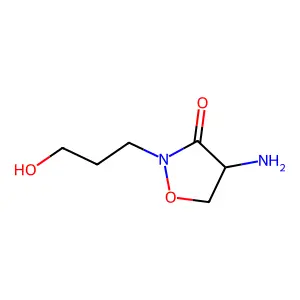 4-Amino-2-(3-hydroxypropyl)-1,2-oxazolidin-3-one structure