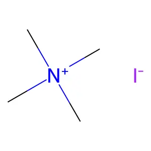 四甲基碘化铵 structure