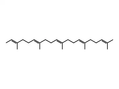 2,6,10,14,18-Pentamethyl-2,6,10,14,18-eicosapentaene, (all-E)- structure