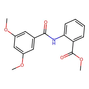 Methyl 2-[(3,5-dimethoxybenzoyl)amino]benzoate structure