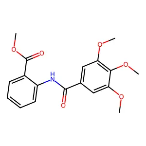 Methyl 2-[(3,4,5-trimethoxybenzoyl)amino]benzoate structure