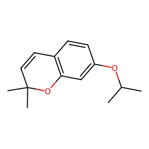 2H-Benzopyran, 2,2-dimethyl-7-(1-methylethoxy)- structure