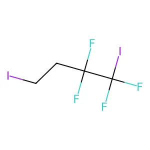 Butane, 1,1,2,2-tetrafluoro-1,4-diiodo- structure