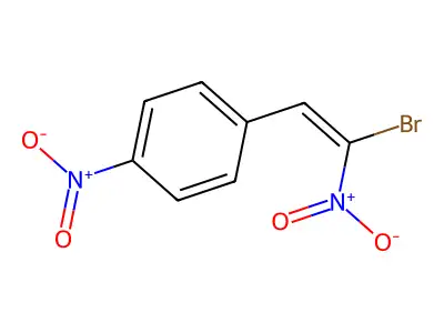 1-[(E)-2-Bromo-2-nitroethenyl]-4-nitrobenzene structure