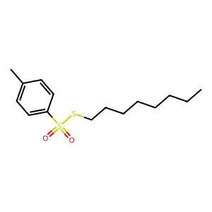 硫代对甲苯磺酸 S-辛基酯 structure