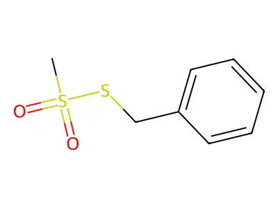 Methylsulfonylsulfanylmethylbenzene structure
