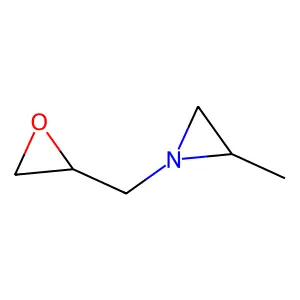 2-Methyl-1-(oxiran-2-ylmethyl)aziridine structure
