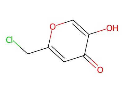 氯曲酸 structure