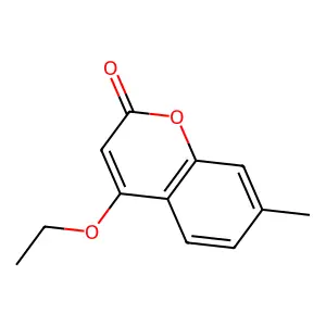 4-Ethoxy-7-methylcoumarin structure