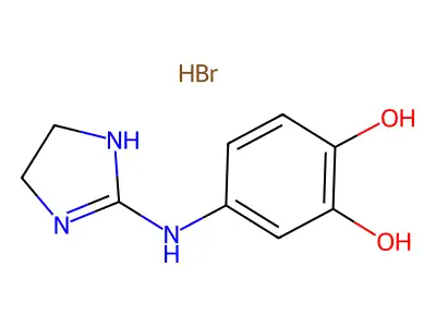 2-[(3-Bromo-9-oxofluoren-2-yl)carbamoyl]benzoic acid structure