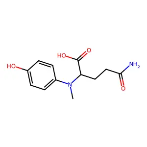 N(2)-Methyl-gamma-L-glutaminyl-4-hydroxybenzene structure
