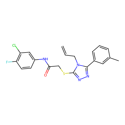 C20H18ClFN4OS structure