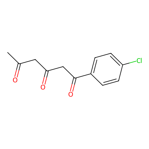 1,3,5-Hexanetrione 1-[p-chlorophenyl]- structure