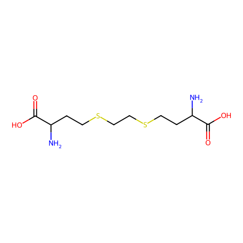 S-(2-((3-Amino-3-carboxypropyl)thio)ethyl)homocysteine structure