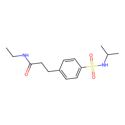 N-ethyl-3-[4-(propan-2-ylsulfamoyl)phenyl]propanamide structure