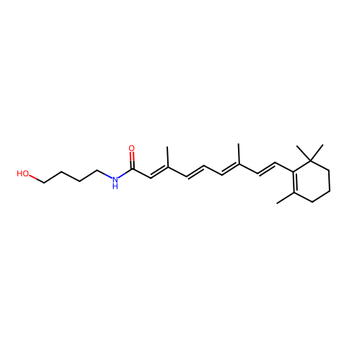 N-(4-Hydroxybutyl)retinamide structure