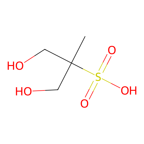 1,3-Dihydroxy-2-methylpropane-2-sulfonic acid structure