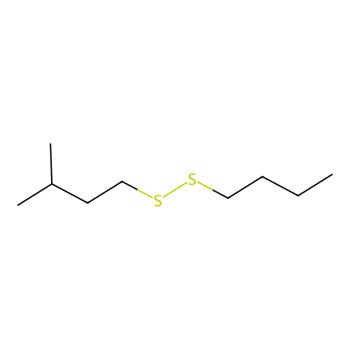 n-Butyl isopentyl disulphide structure