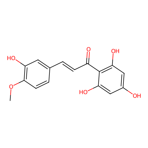 Hesperetin chalcone structure