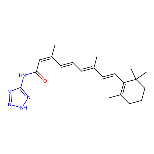 13-cis-N-(1H-Tetrazol-5-yl)retinamide structure