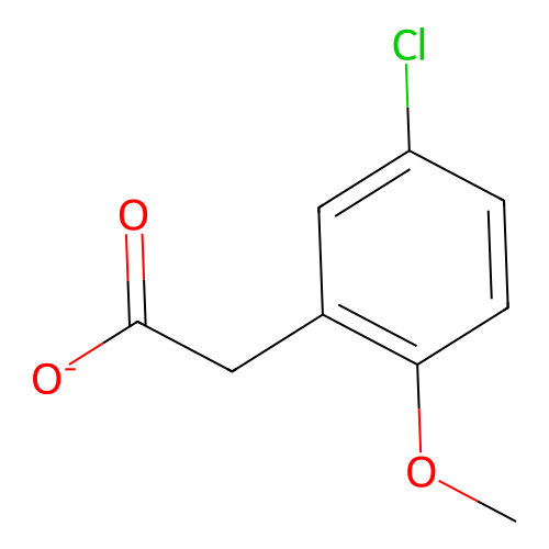 2-(5-Chloro-2-methoxyphenyl)acetate structure