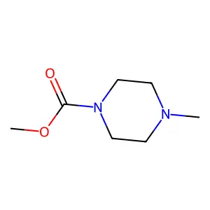 Methyl 4-methylpiperazine-1-carboxylate structure