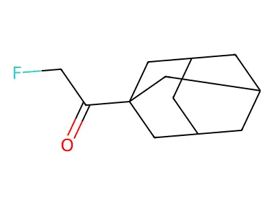 1-(1-Adamantyl)-2-fluoroethanone structure
