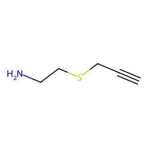 2-(2-丙炔硫基)乙胺 structure