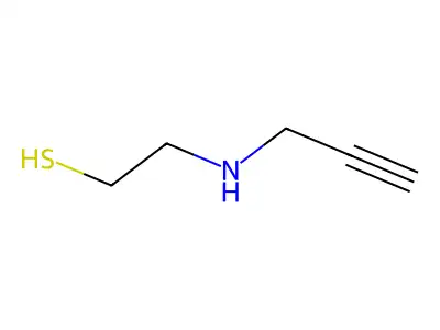 Ethanethiol, 2-(2-propynylamino)- structure