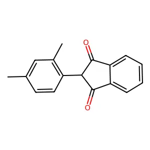 2-(2,4-Dimethylphenyl)indan-1,3-dione structure