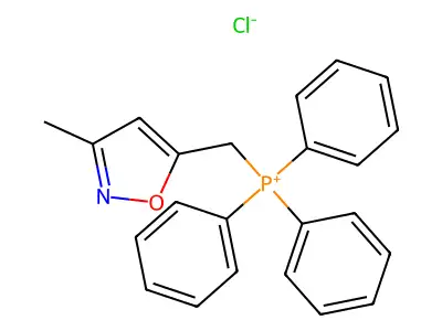((3-Methylisoxazol-5-yl)methyl)triphenylphosphonium chloride structure