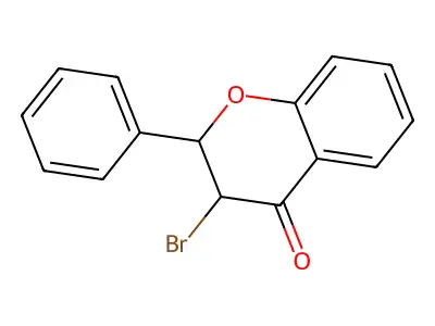 3-Bromo-2-phenyl-chroman-4-one structure