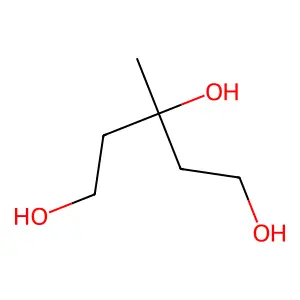 1,3,5-Pentanetriol, 3-methyl- structure
