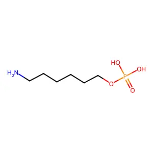 6-Aminohexyl dihydrogen phosphate structure