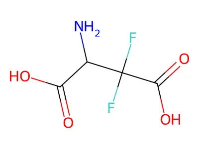 3-氨基-2,2-二氟丁二酸 structure