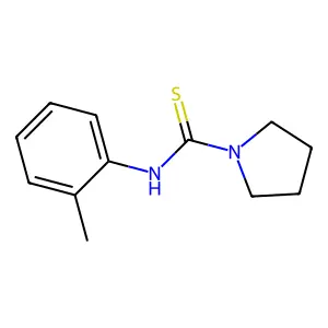 N-(2-methylphenyl)pyrrolidine-1-carbothioamide structure