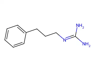 3-Phenylpropylguanidine structure