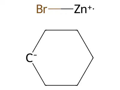 Cyclohexylzinc bromide structure
