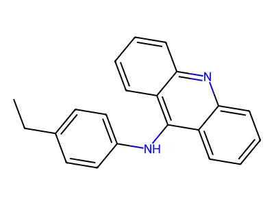 N-(4-乙基苯基)吖啶-9-胺 structure