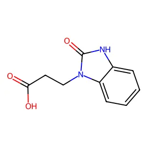 1H-Benzimidazole-1-propanoic acid, 2,3-dihydro-2-oxo- structure