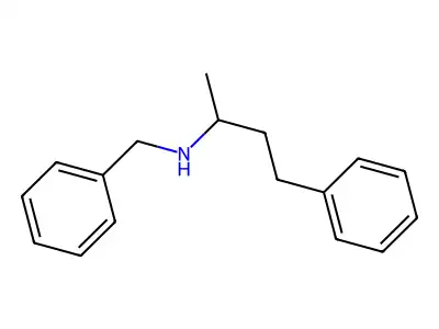 N-benzyl-4-phenylbutan-2-amine structure