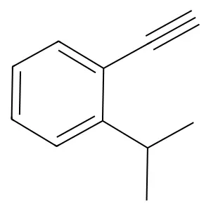 1-Ethynyl-2-isopropylbenzene structure