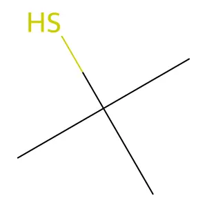 叔丁硫醇 structure