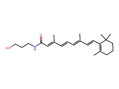 N-(3-Hydroxypropyl)retinamide structure