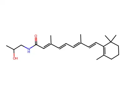 N-(2-Hydroxypropyl)retinamide structure
