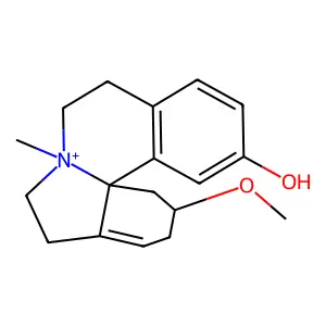 Erythrinanium, 1,6-didehydro-15-hydroxy-3-methoxy-9-methyl-, (3beta)- structure
