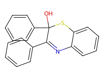 2,3-Diphenyl-2h-1,4-benzothiazin-2-ol structure