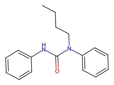 1-Butyl-1,3-diphenylurea structure