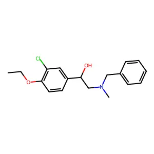 2-[Benzyl(methyl)amino]-1-(3-chloro-4-ethoxyphenyl)ethan-1-ol structure